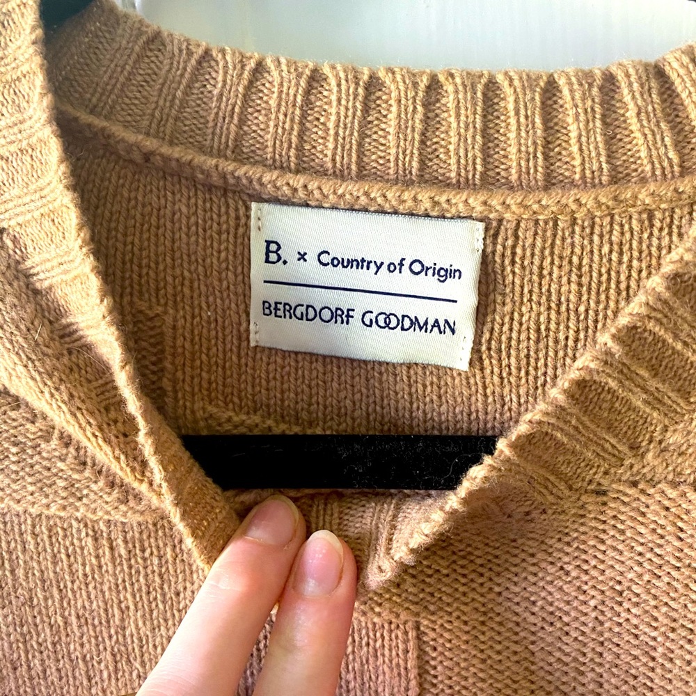 Country of Origin x Bergdorf Goodman sweater
